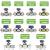 JD LAMP LED+PANNEAU JD-2757A / 122 SMD LED